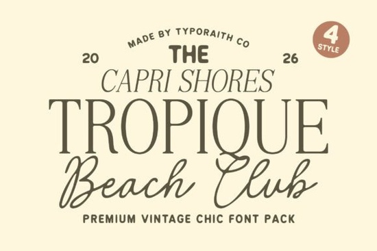 Tropique Font